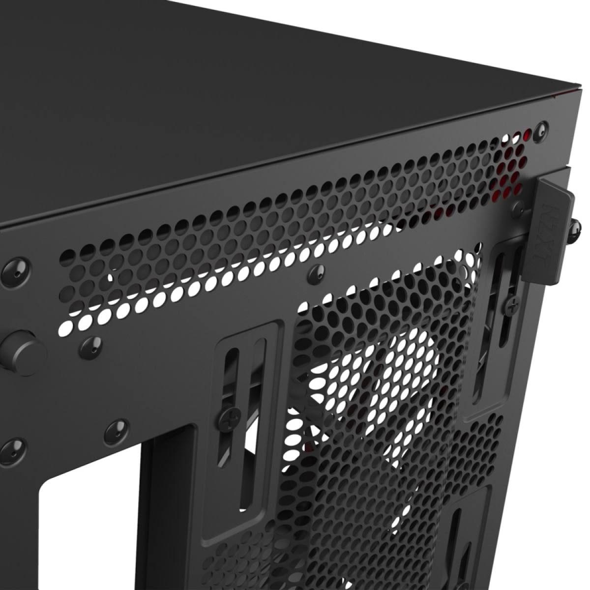 NZXT H710I MATTE BLACK/RED